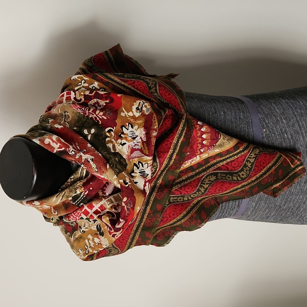 46" Square Gorgeous Italian Scarf